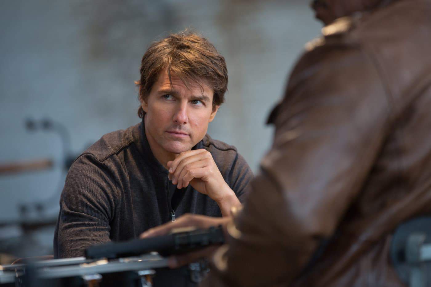 Tom Cruise em 'Missão: Impossível – Nação Secreta'. Imagem: Paramount Pictures/Divulgação