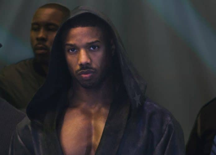 Michael B. Jordan como Adonis Creed em 'Creed 2'. Imagem: Warner Bros/Divulgação