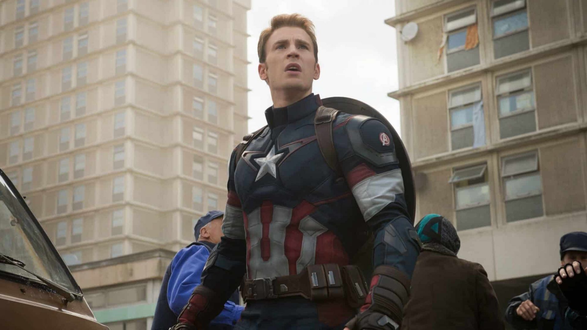 Chris Evans como Capitão América em 'Capitão América: O Primeiro Vingador'. Imagem: Marvel Studios/Divulgação