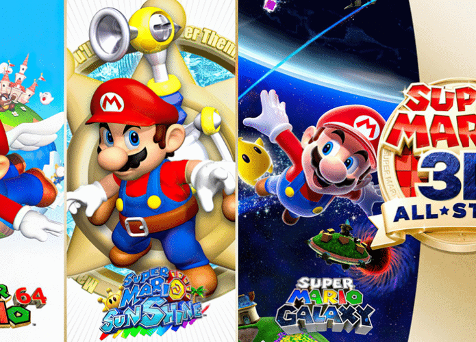 Coletânea de jogos 'Super Mario 3D All Stars'. Imagem: Nintendo/Divulgação