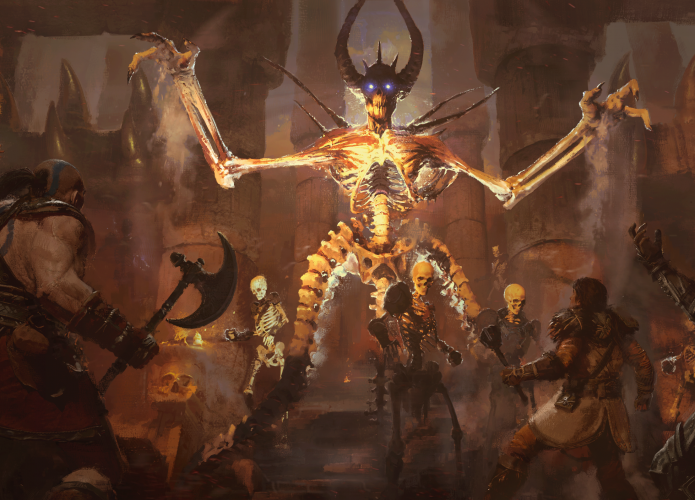 Imagem do demônio Mephisto, do jogo 