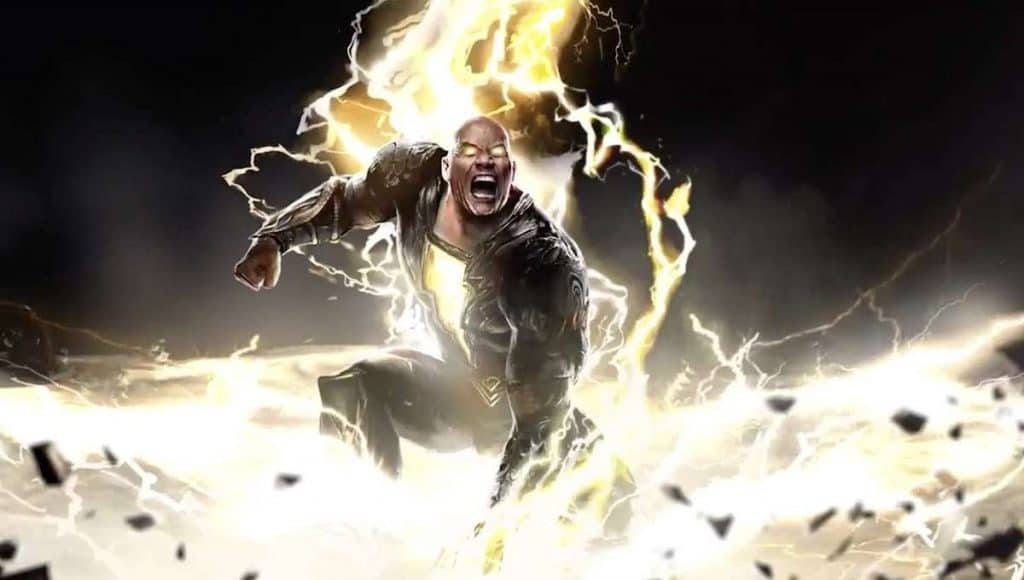 Dwayne Johnson, o The Rock, como 'Adão Negro'. Imagem: Redes Sociais/Reprodução