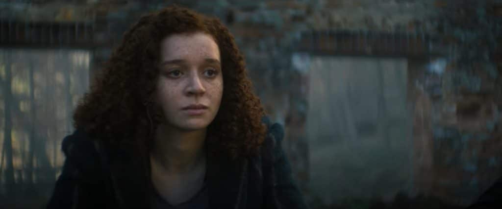 Erin Kellyman como Karli Morgenthau/Apátrida em 'Falcão e o Soldado Invernal'. Imagem: Marvel Studios/Reprodução
