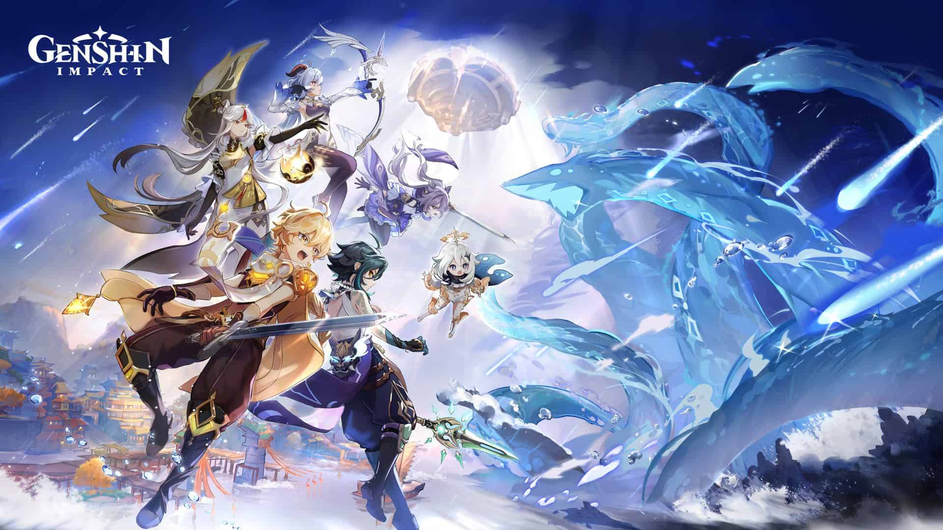 Genshin Impact terá versão para PS5. Imagem: miHoYo/Divulgação