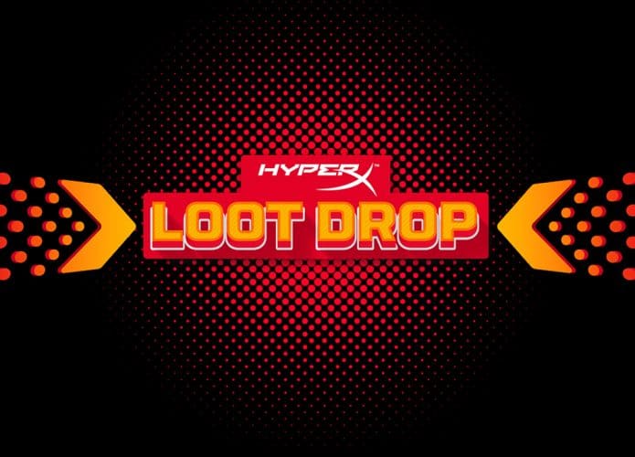 Logo da promoção HyperX Loot Drop