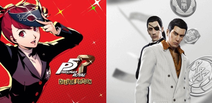 Grandes jogos publicados pela SEGA em 2020 incluem 'Persona 5 Royal' e 'Yakuza 0'. Imagem: SEGA/Divulgação