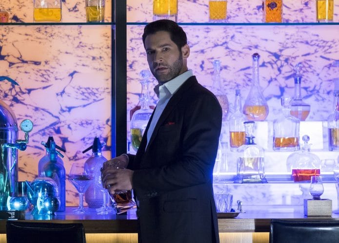 Tom Ellis em 'Lúcifer'. Imagem: John P. Fleenor/Netflix