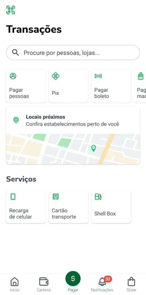 Print do app PicPay