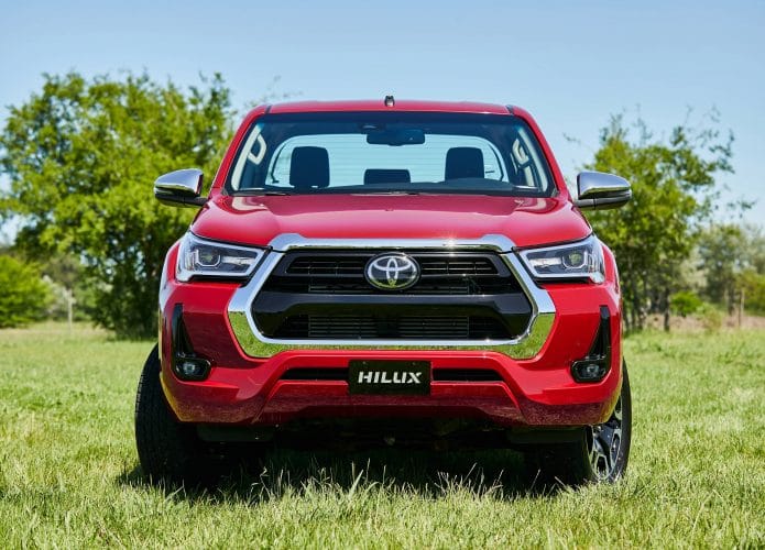 Picape Toyota Hilux. Imagem: Toyota/Divulgação