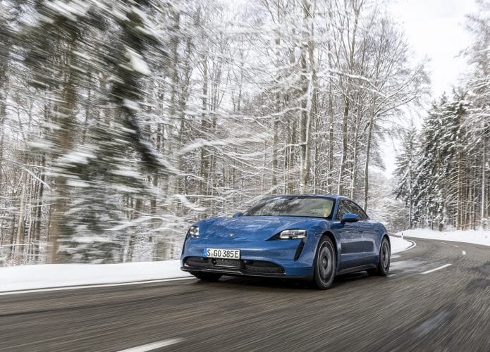 Porsche Taycan. Imagem: Porsche/Divulgação