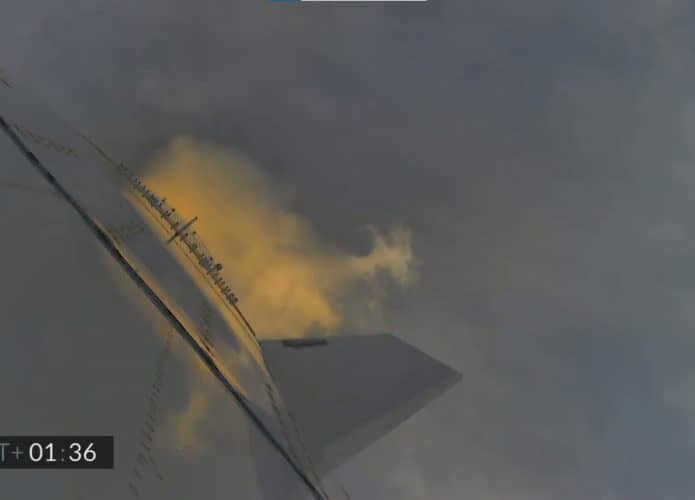 Starship SN11 em voo