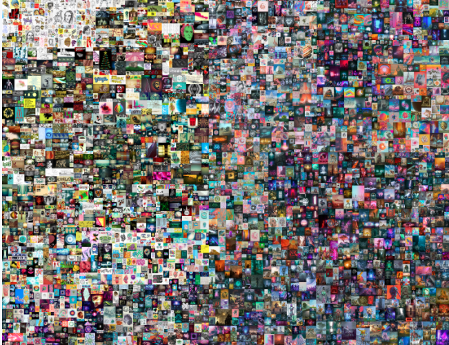 Obra de arte digital Everydays - The First 5000 Days, do designer Beeple