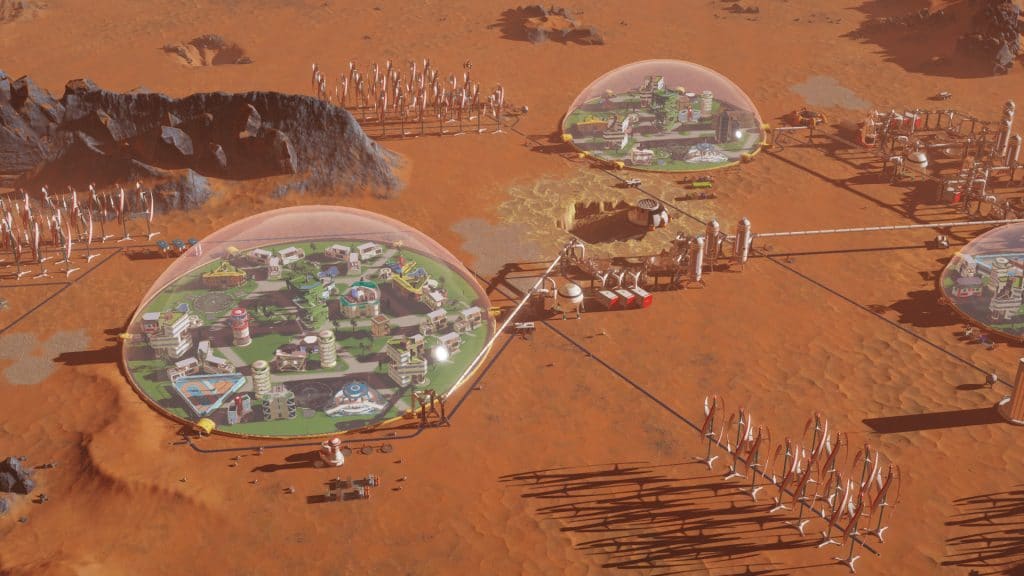 Surviving Mars é jogo grátis da semana na Epic Game Store. Imagem: Paradox Interactive/Divulgação