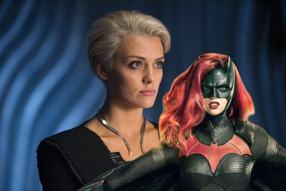 Wallis Day em 'Krypton' e Ruby Rose em 'Batwoman'. Imagem: Warner Bros./Divulgação