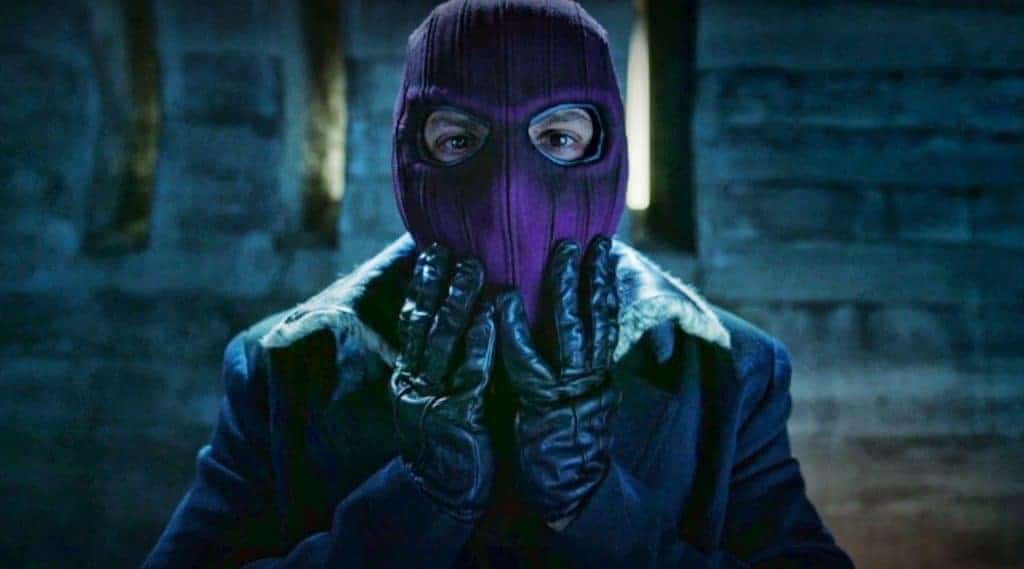 Daniel Brühl como Helmut Zemo em 'Falcão e o Soldado Invernal' (2021). Imagem: Marvel Studios/Divulgação