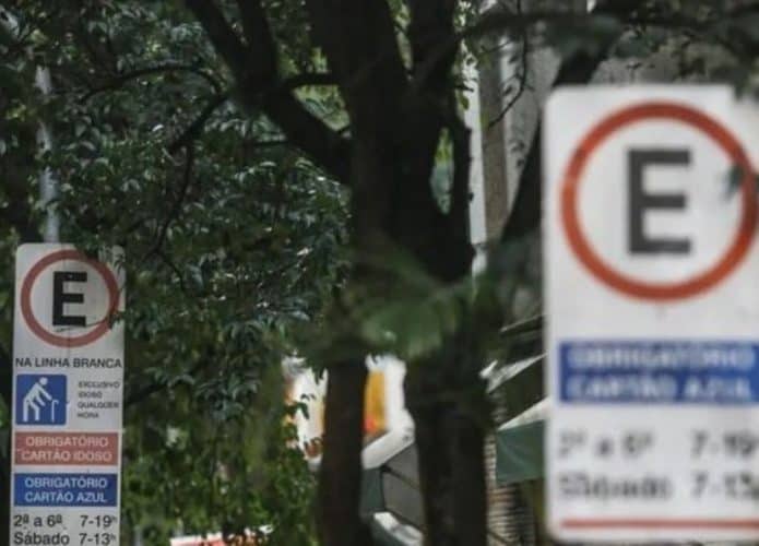 Placas da Zona Azul