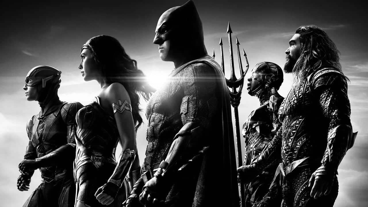 Imagem promocional do 'Snyder Cut', versão do diretor Zack Snyder do filme 'Liga da Justiça'. Imagem: DC Films/Reprodução