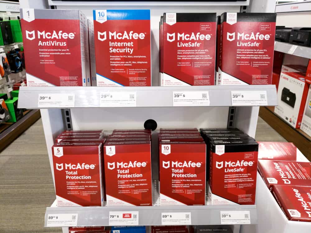 produtos da mcafee