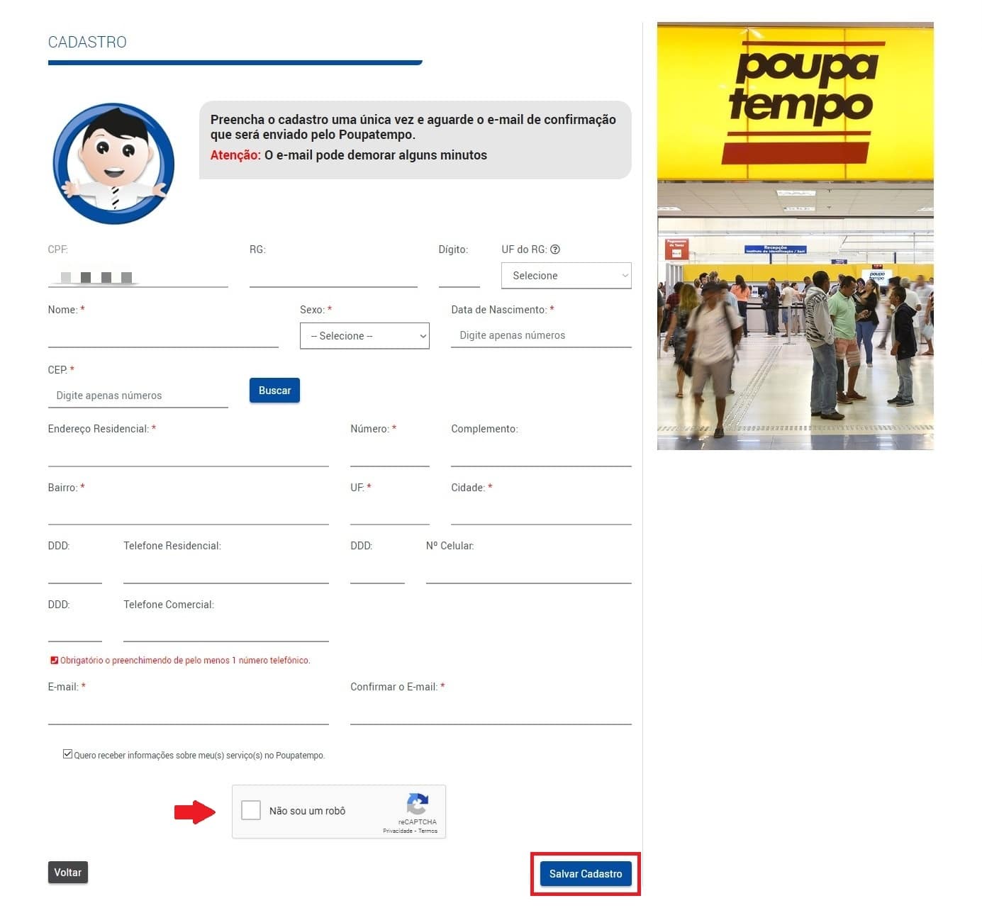Saiba como fazer o cadastro digital no Poupatempo via mobile ou PC