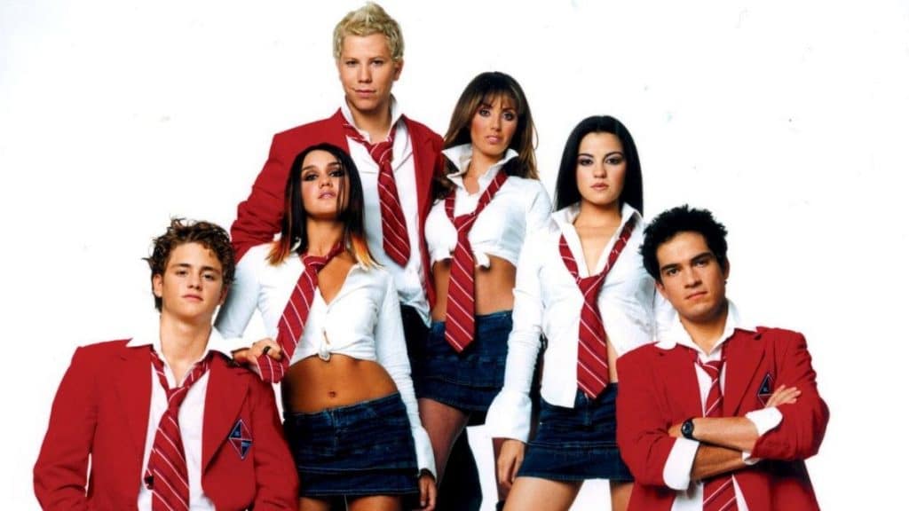 Imagem mostra os personagens da novela "Rebelde", em vias de ganhar um remake pela Netflix