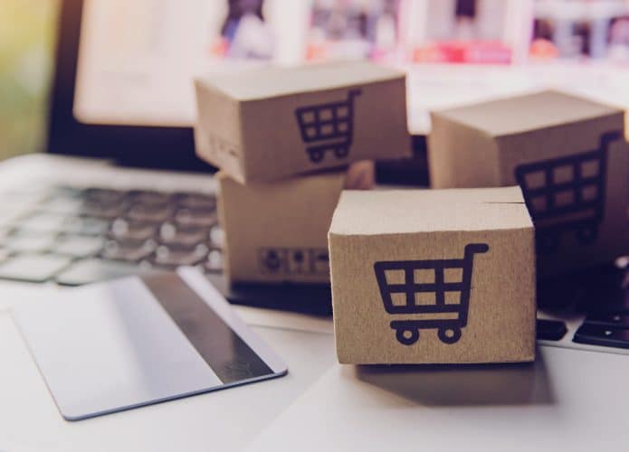 Representação de compras online