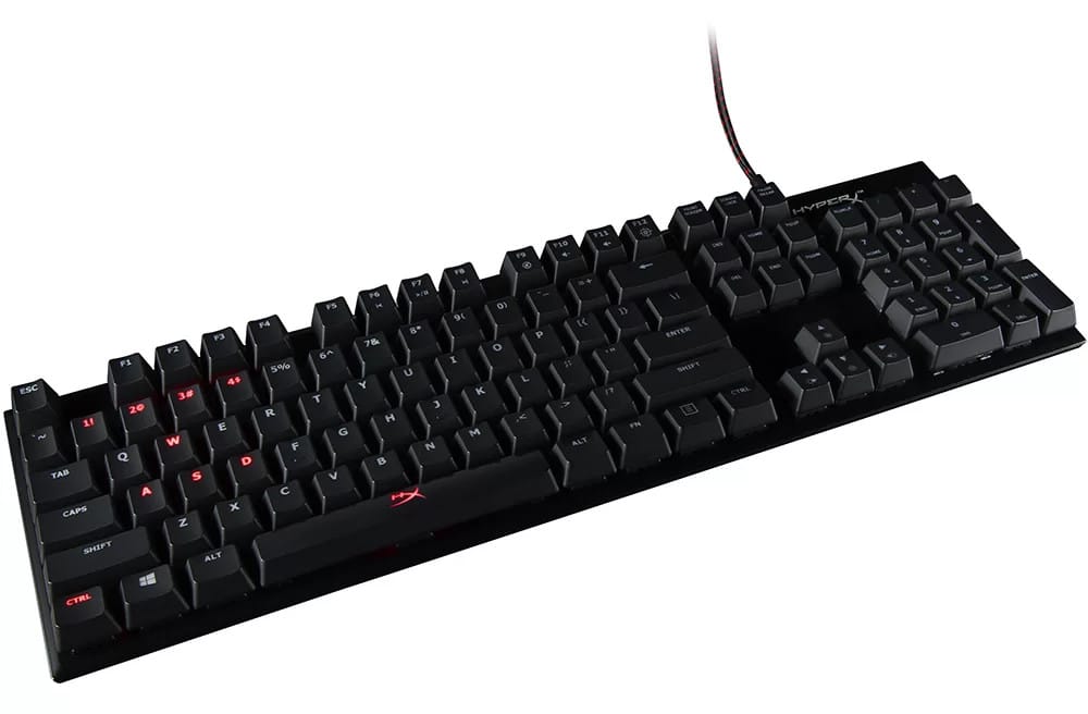 O teclado mecânico HyperX Alloy é um dos produtos em promoção no Loot Drop durante a semana do consumidor.