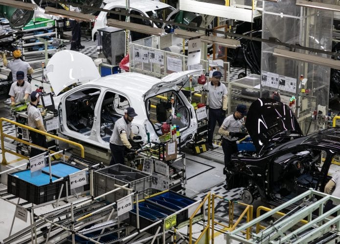 Fábrica da Toyota em Sorocaba (SP). Imagem: Toyota/Divulgação