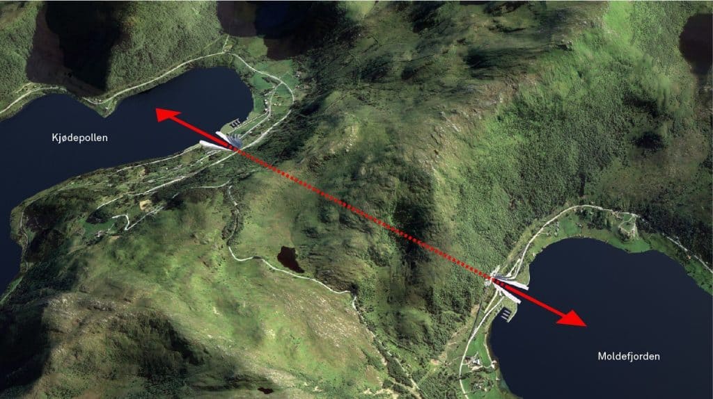 Primeiro túnel para navios do mundo. Imagem: Kystverket / Projeto da Snøhetta