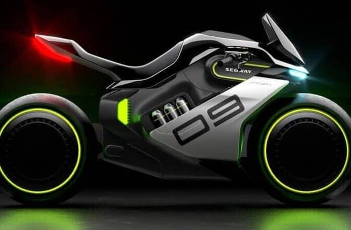 Segway Apex H2: a primeira moto a hidrogênio elétrica. Imagem: Segway/Divulgação