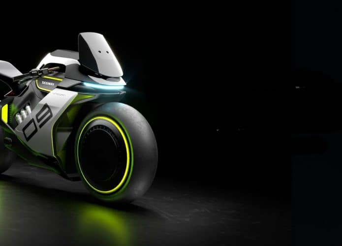 Segway Apex H2: a primeira moto a hidrogênio elétrica. Imagem: Segway/Divulgação