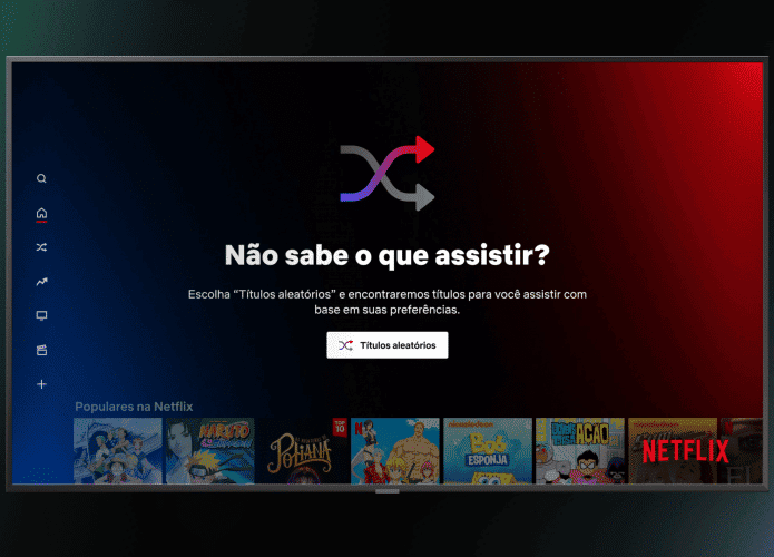 Quer assistir algo aleatório na Netflix? Conte com a opção
