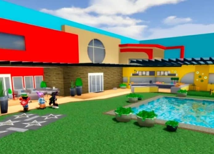 Casa do BBB 20 foi recriada no 'Roblox'; jogadores atuam como brothers e sisters. Imagem: Reprodução/Roblox