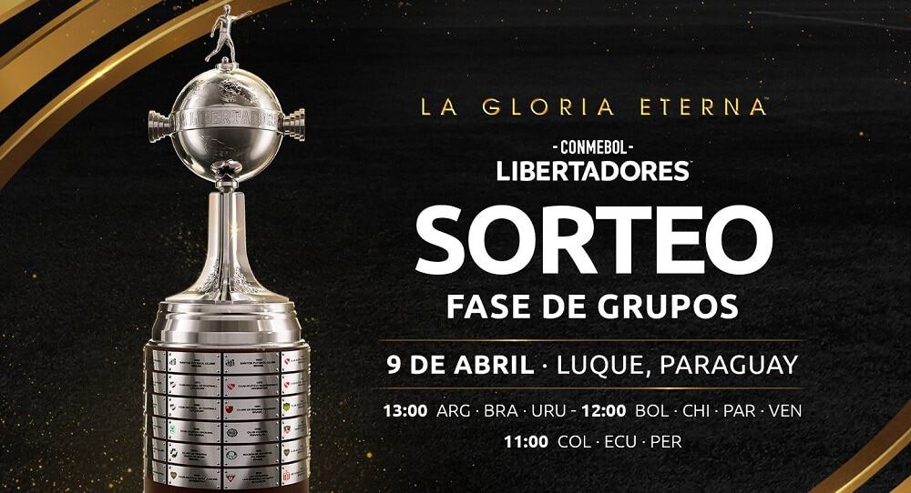 Sorteio da Copa Libertadores