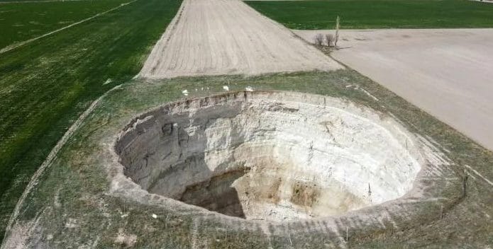 Cratera gigante na Turquia