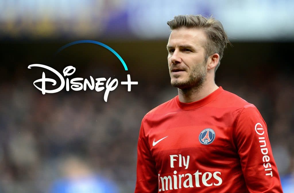 David Beckham estrelará série do Disney+. Imagem: Guia Disney+ Brasil/Reprodução