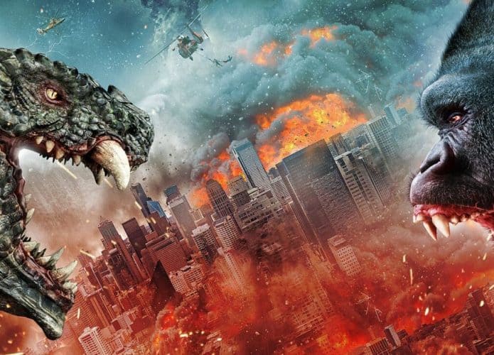 Poster de divulgação de 'Ape vs Monster'