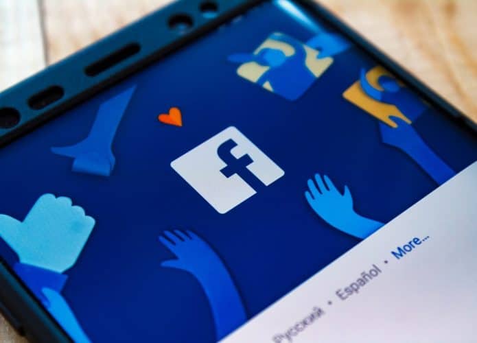 Facebook. Imagem: Shutterstock