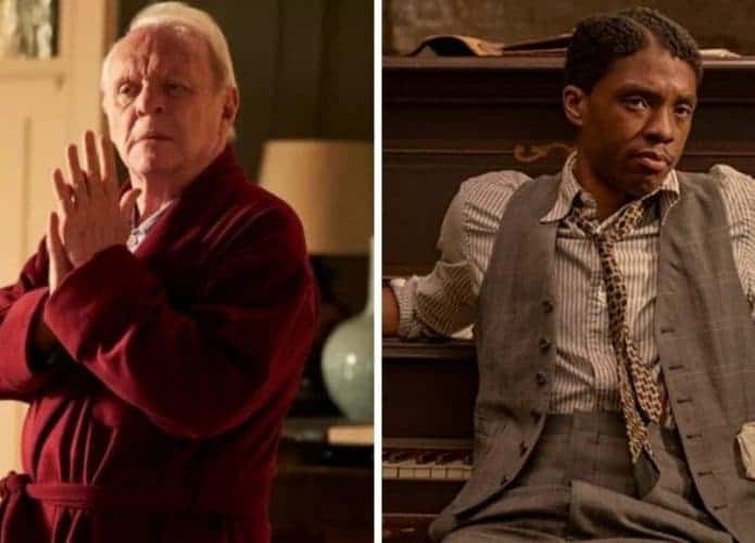 Família de Chadwick Boseman defende Anthony Hopkins após Oscar. Imagem: Montagem/Divulgação/Netflix