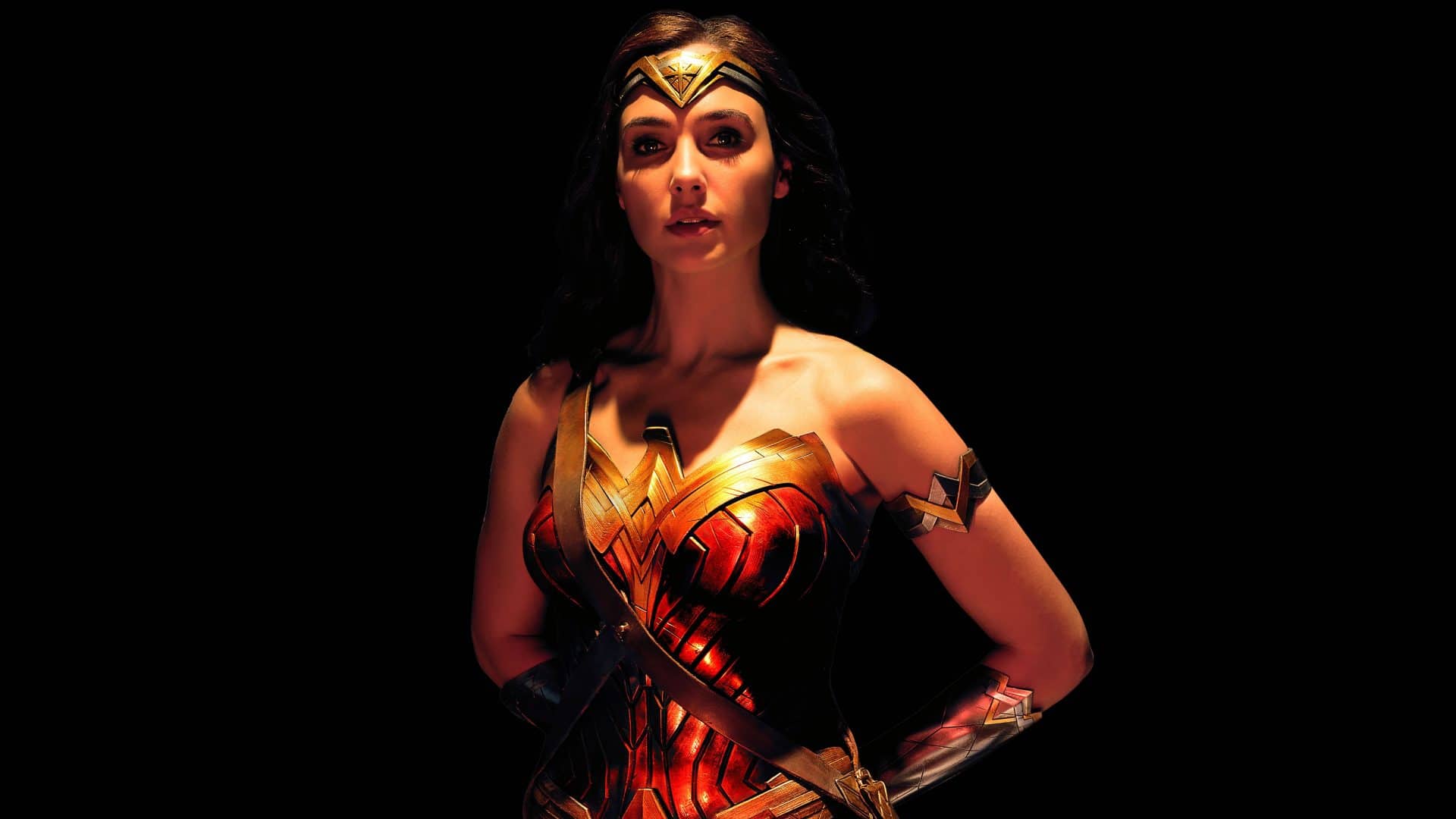 Gal Gadot como Mulher-Maravilha em 'Liga da Justiça'. Imagem: Warner Brps/Divulgação