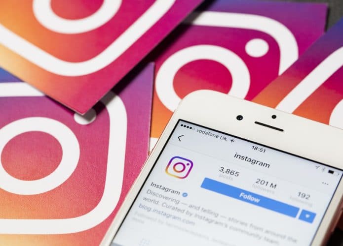 Instagram. Imagem: Shutterstock