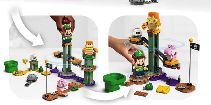 Set exclusivo de Luigi no LEGO Super Mario. Foto: Divulgação