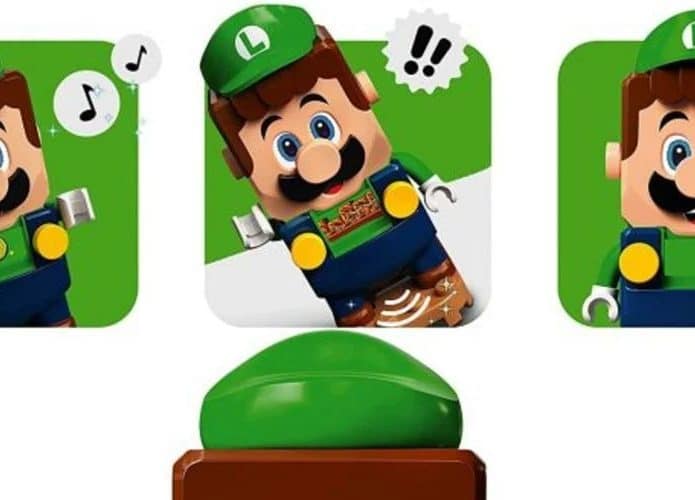 Set exclusivo de Luigi no LEGO Super Mario. Foto: Divulgação