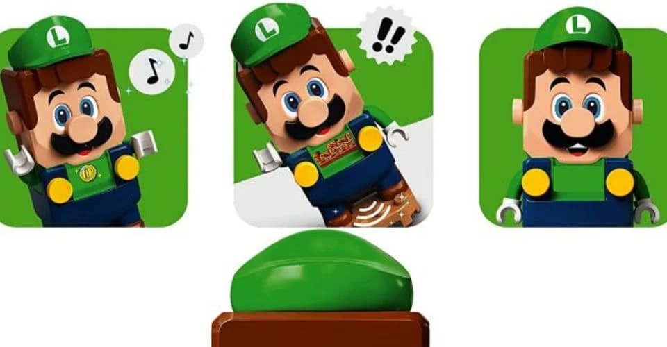 Set exclusivo de Luigi no LEGO Super Mario. Foto: Divulgação