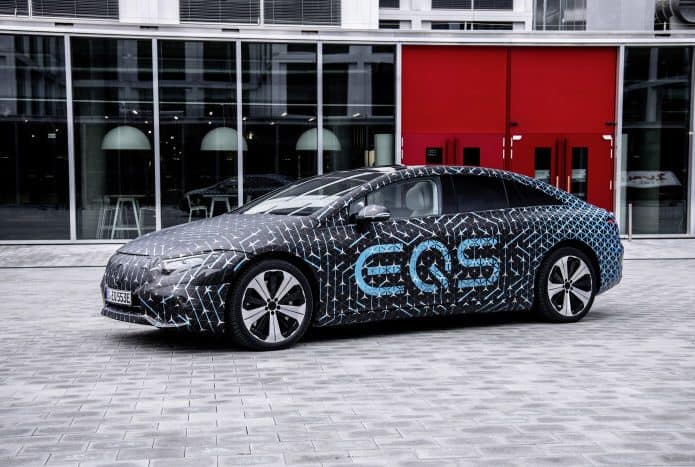 Mercedes-Benz EQS. Imagem: Mercedes-Benz/Divulgação