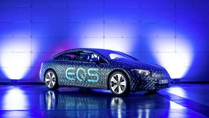 Mercedes-Benz EQS. Imagem: Mercedes-Benz/Divulgação