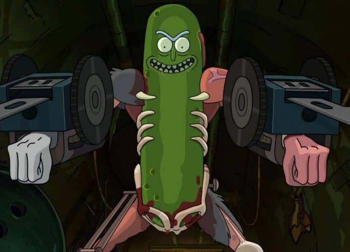 Rainbow Six Siege anuncia crossover com Rick and Morty e recebe skin de Pickle Rick. Imagem: Adult Swim/Reprodução