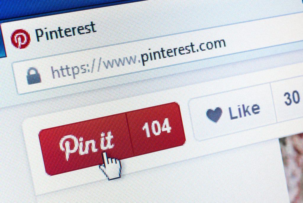 Página do Pinterest Página do Pinterest