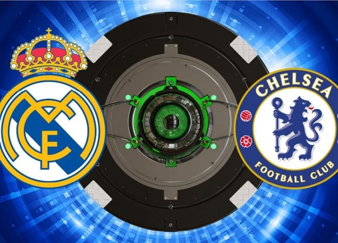 Escudos de Real Madrid x Chelsea