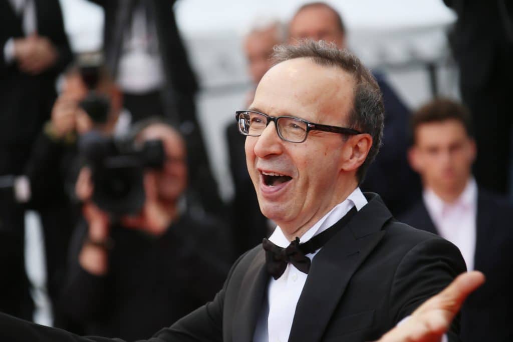 Roberto Benigni assiste à exibição de 'Happy As Lazzaro (Lazzaro Felice)' durante o 71º Festival de Cannes em 13 de maio de 2018 na França. Imagem: Denis Makarenko / Shutterstock.com