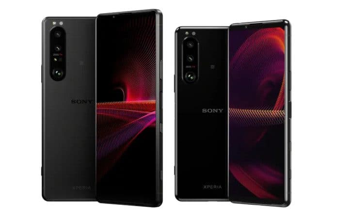 Smartphones Sony Xperia 1 III e Xperia 5 III